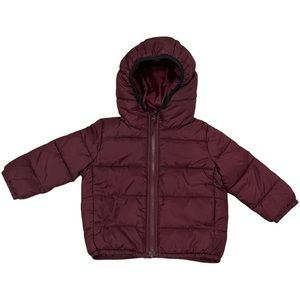 The Children’s Place Toddler Boy / Unisex Maroon Puffer Jacket / 12-18mo